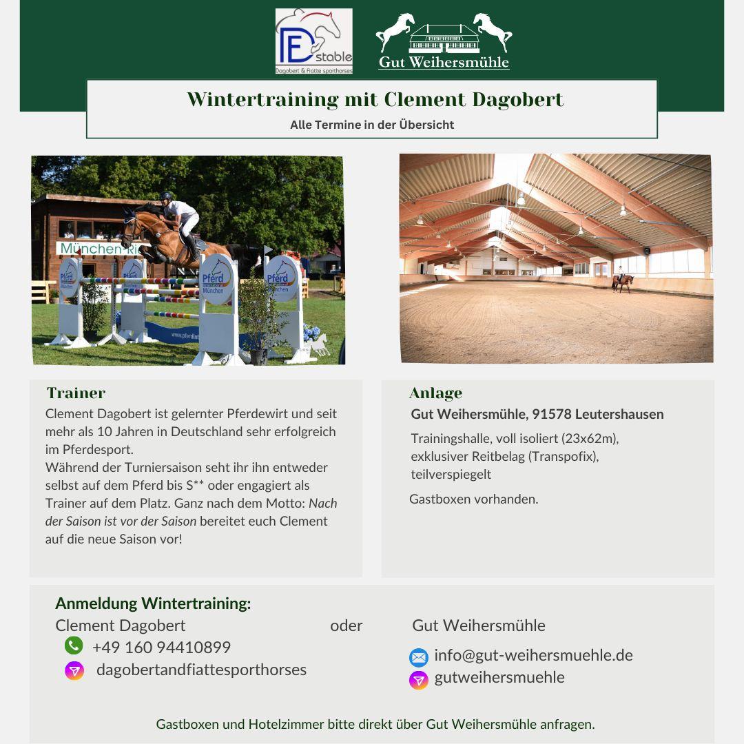 Mehr über den Artikel erfahren Wintertraining bei Clement Dagobert